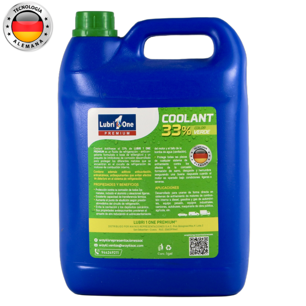Coolant 33% – Color Verde (3)