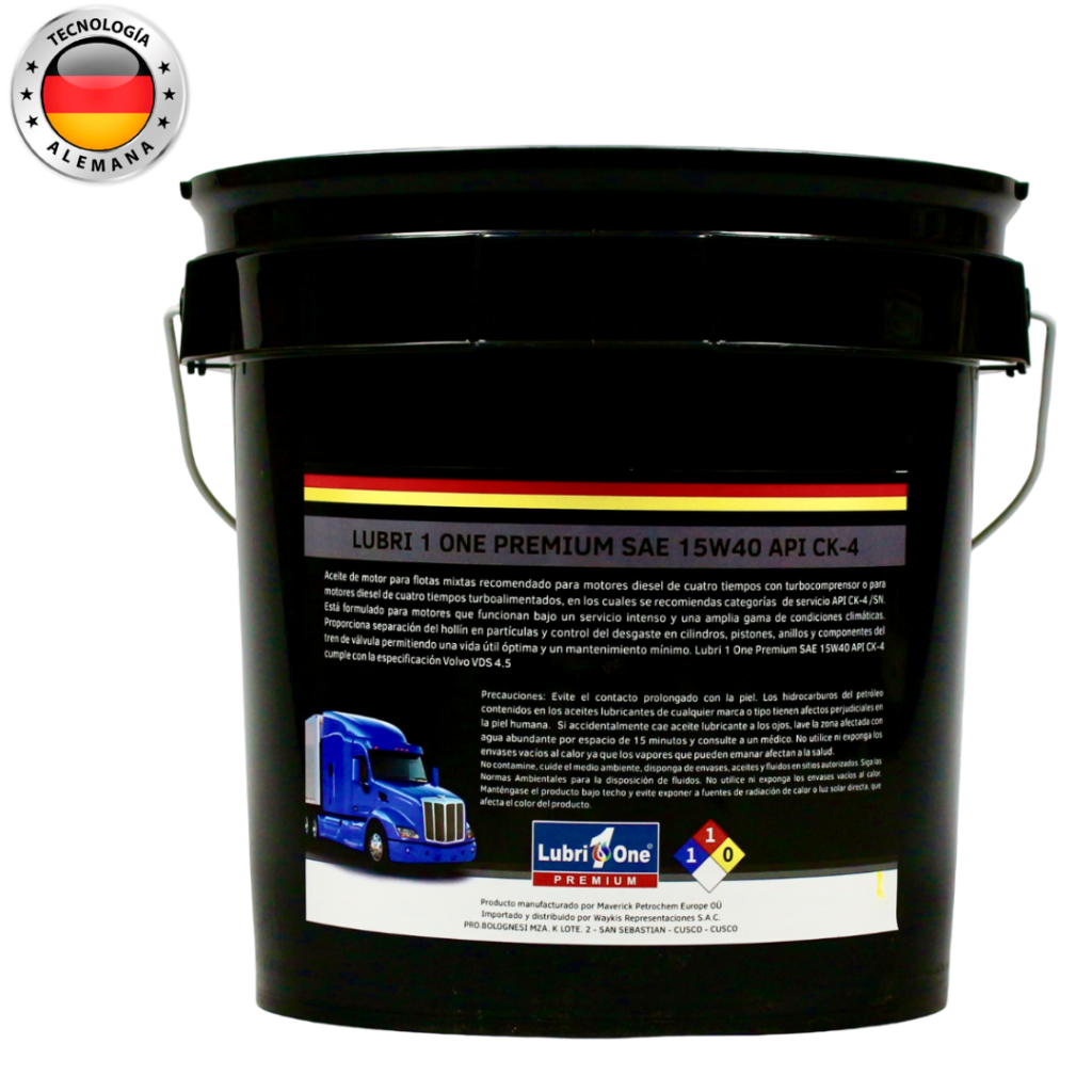SAE 15W-40 API CK4SN Lubri 1 One Premium (4)